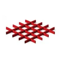 Грильято ячейка 120x120, высота 30 мм, ширина 10 мм, окраска по RAL