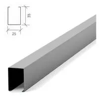 Рейка кубообразная Албес A25/35/S металлик