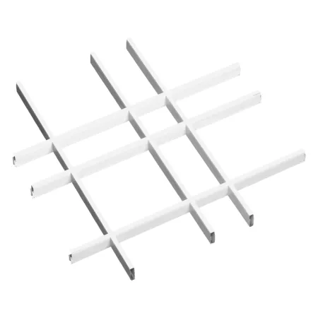 Грильято Нестандартная ячейка Модель 5 ячейка 200х100мм, белый матовый, высота 30 мм, ширина 5 мм