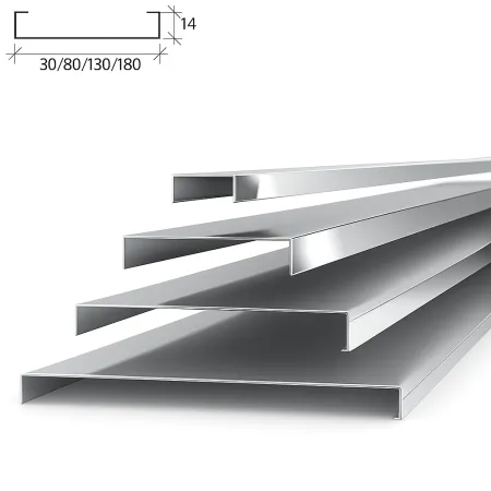 Реечный потолок Албес A80SV суперхром