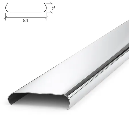 Потолочная рейка Албес A84A суперхром