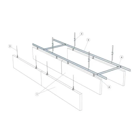 Экофон Баффл Волна 1200x300мм, белый