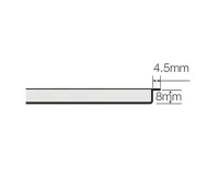 Подвесной потолок Армстронг Microlook 8 Lay-in Plain 600x600x8мм, белый
