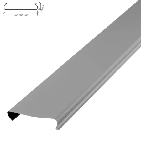 Реечный потолок OMEGA A150AT металлик