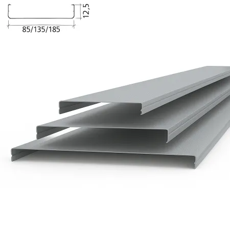 Потолочная рейка Албес AN85A металлик