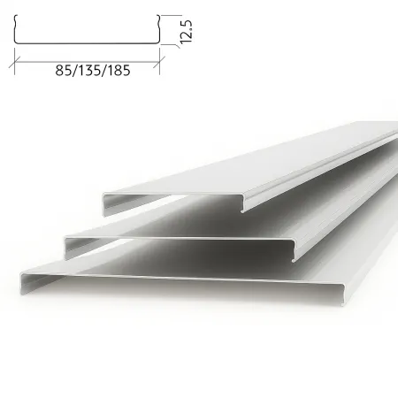 Потолочная рейка Албес AN85A суперхром