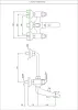 Смеситель для ванны и душа 3-в-1 с ручным и верхнем душем Essco Orbit ORB-CHR-105281 Хром