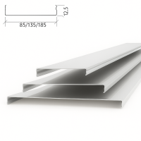 Потолочная рейка Албес AN85A суперхром