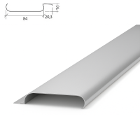 Потолочная рейка Албес A84AC металлик