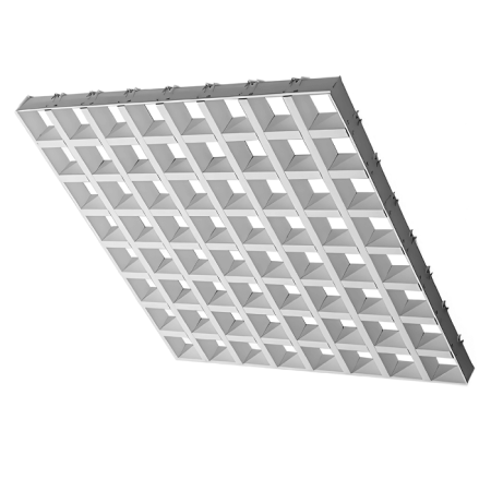 Грильято GL-15 ячейка 200x200, высота 37 мм, ширина 15 мм, черный оцинк